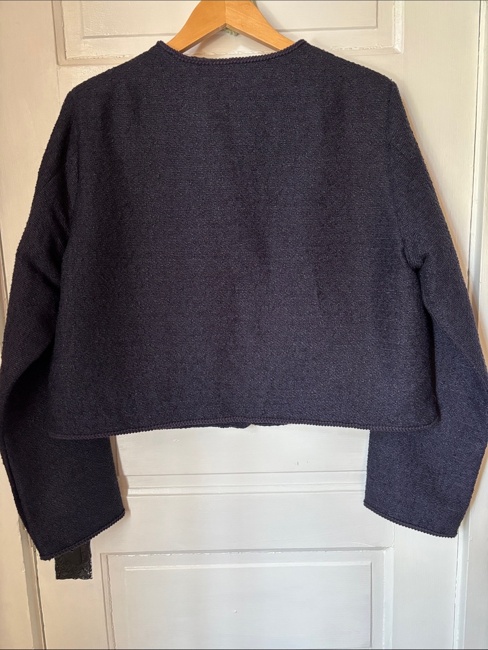 FREE ASSEMBLY COLLARLESS TWEED JACKET - Picture 5 of 12